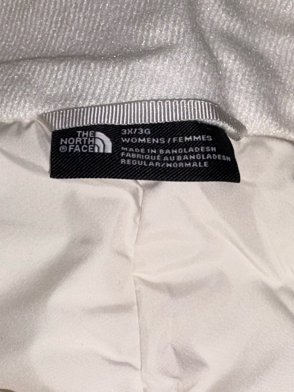 new! THE NORTH FACE Women's Freedom Insulated Bib 3X White Dune ski snow - Picture 7 of 7
